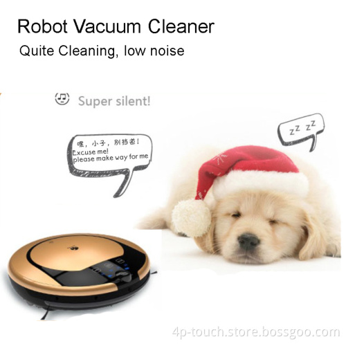 The Newest Super Low Noise Slim Design Robot Vacuum Cleaner